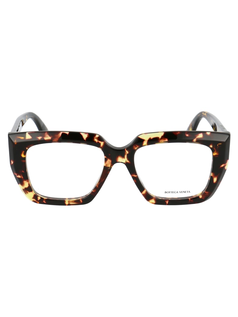 Bottega Veneta Bv1032o Glasses - 002 HAVANA HAVANA TRANSPARENT
