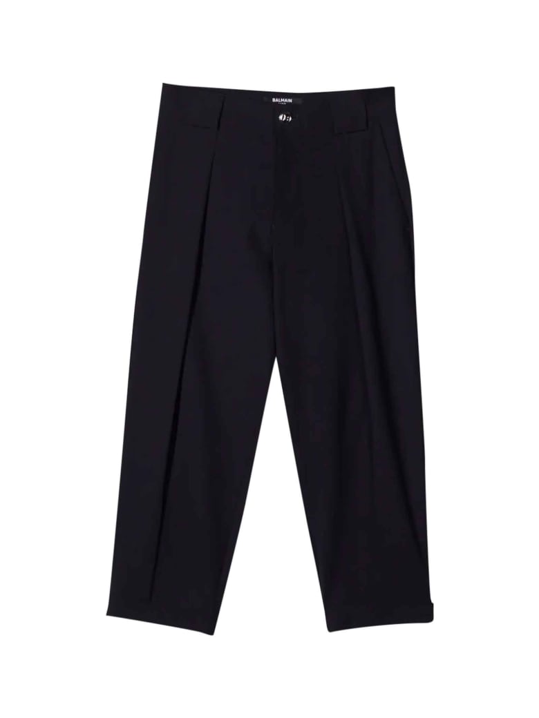 Balmain Unisex Blue Trousers