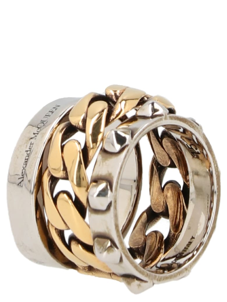 Alexander McQueen Ring - Multicolor