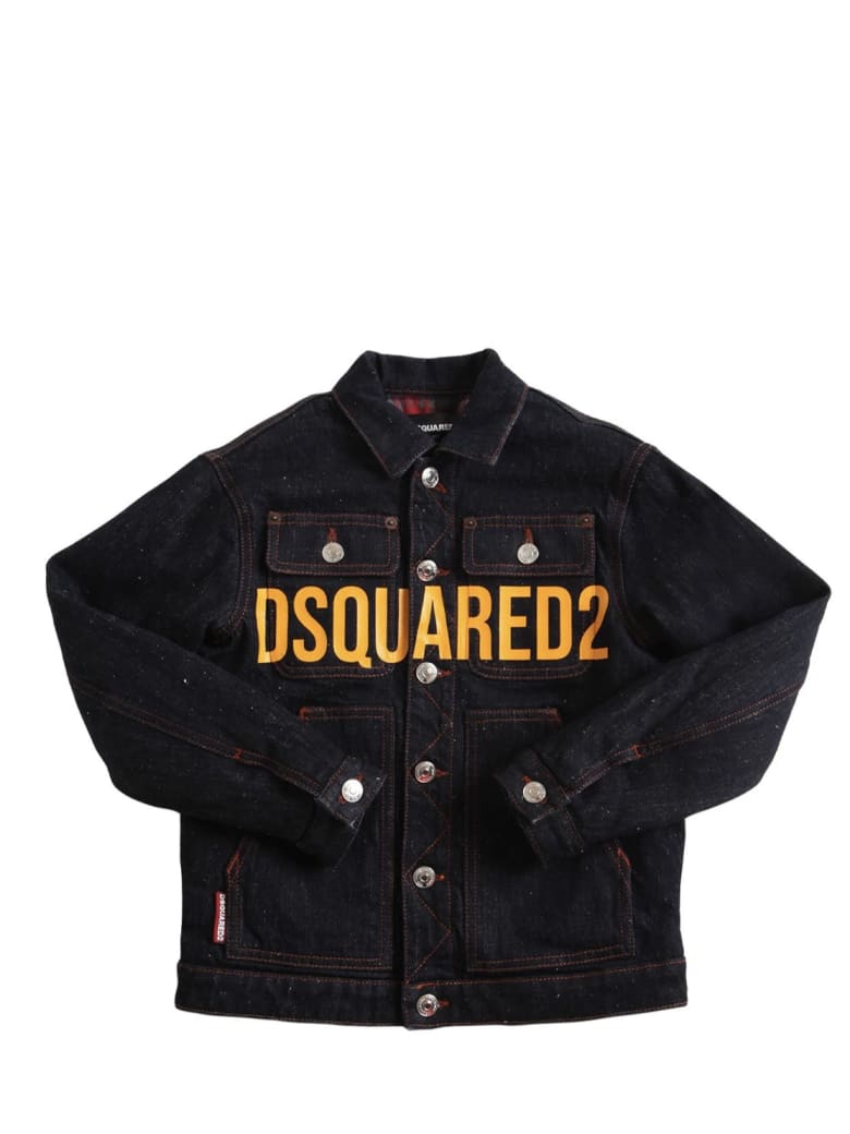 Dsquared2 Denim Jacket With Print | italist, ALWAYS LIKE A SALE