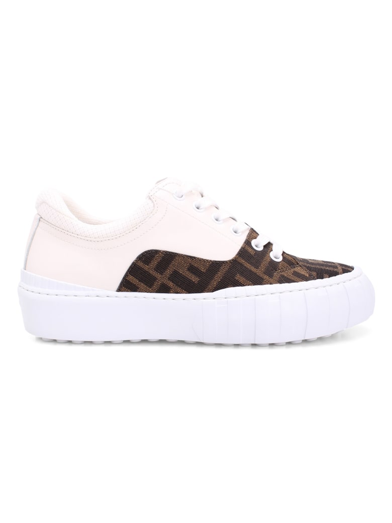 fendi force canvas sneaker