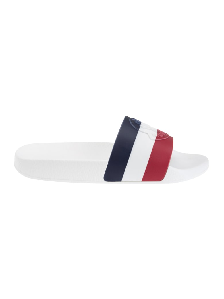 Moncler White Jeanne Men Sandal - White