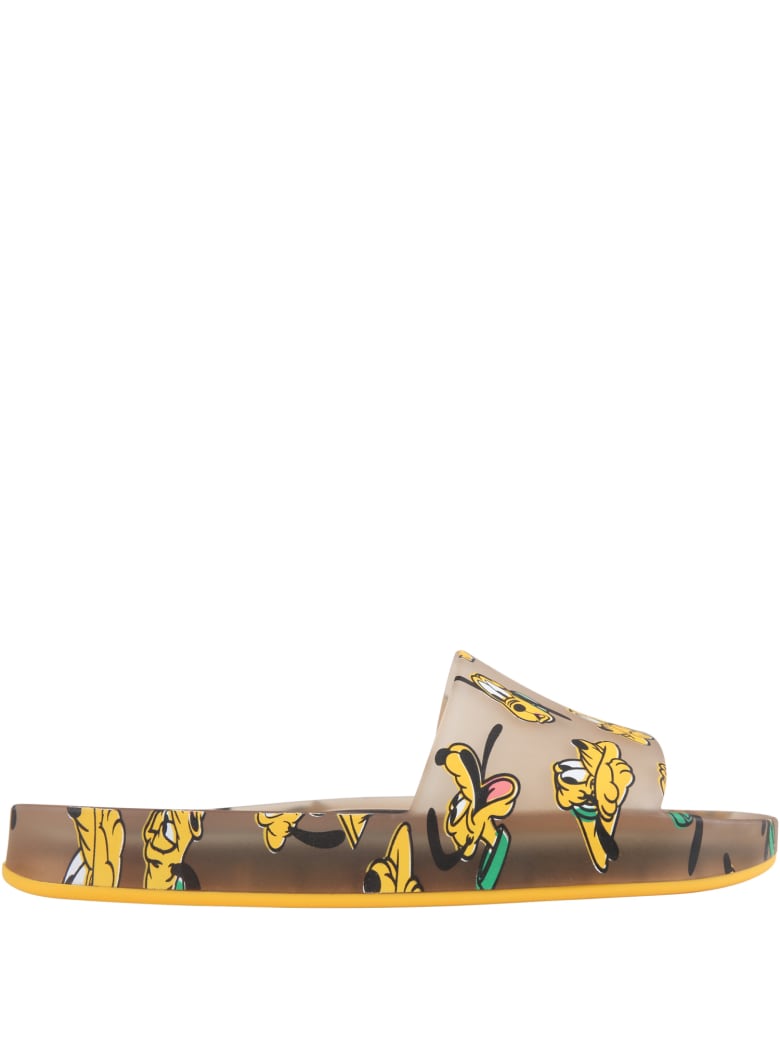 Melissa Beige Sandals For Kids With Pluto - Beige