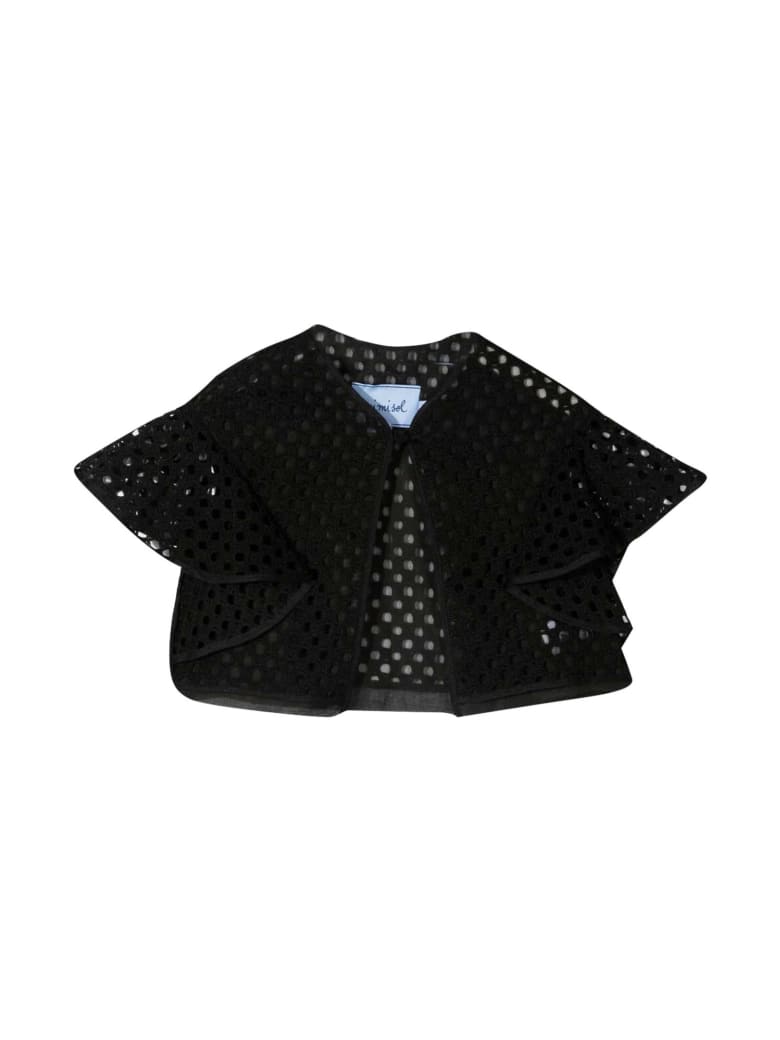 MiMiSol Black Jacket Mi Mi Sol Kids - Nero