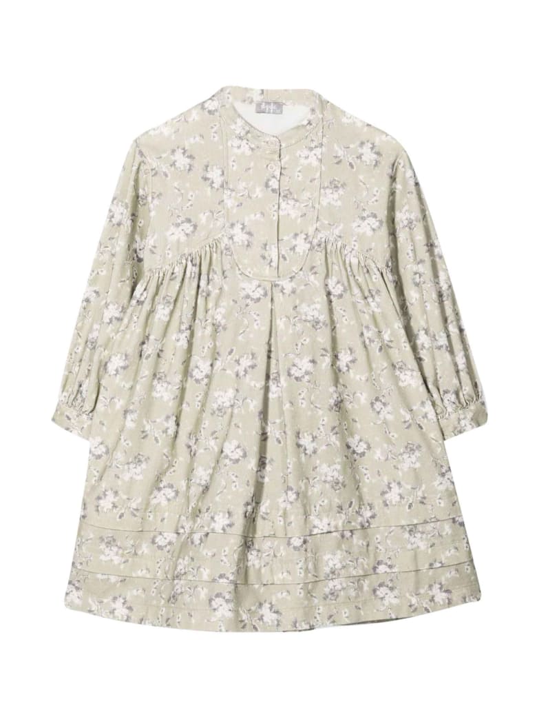 Il Gufo Floral Print Dress - Verde