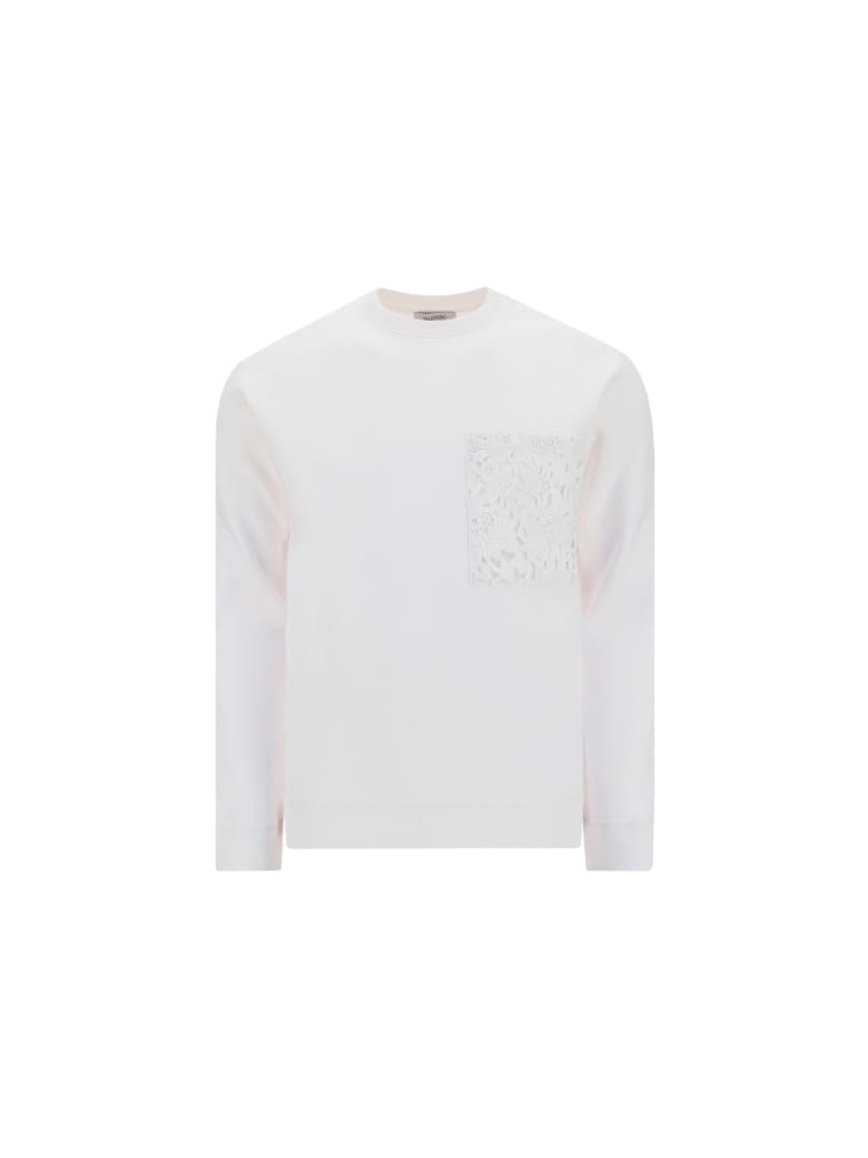 Valentino Sweatshirt - Bianco/rosso