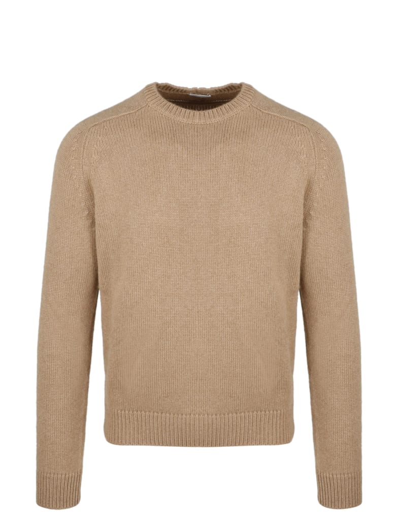 Saint Laurent Crew Neck Sweater - Brown