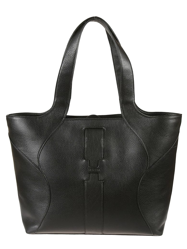 Hogan Restyling Basic Maxi Shopper Bag - Black