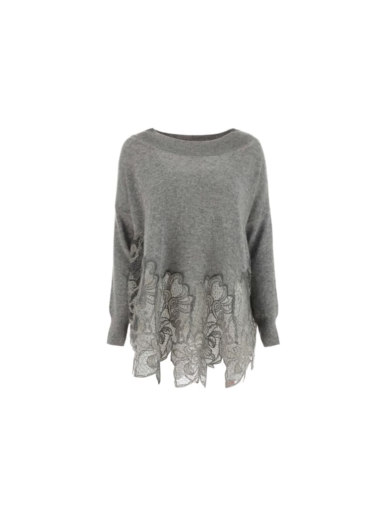 Ermanno Scervino Sweater - Mel grigrio medio