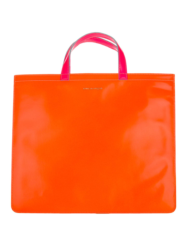 Comme des Garçons Wallet Comme Des Garcons Wallet Fluo Slim Tote - YELLOW ORANGE