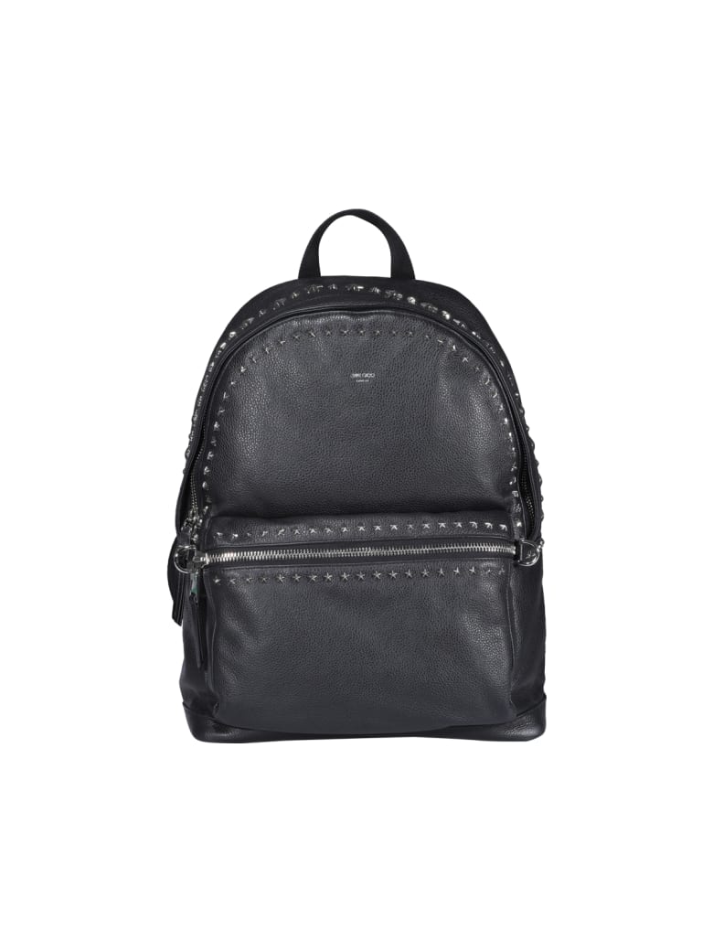 jimmy choo black backpack