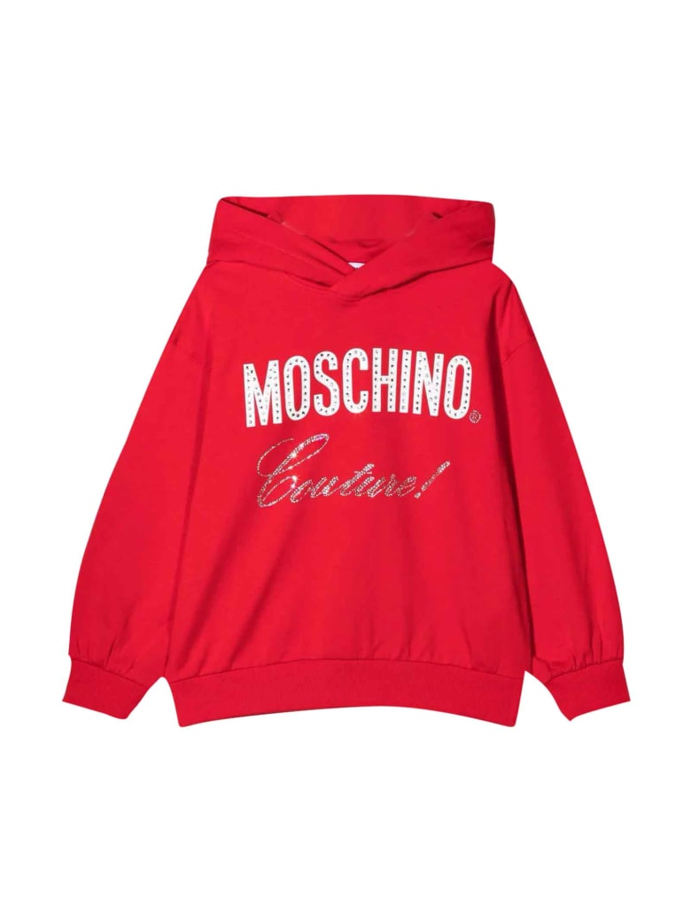 moschino red sweatshirt