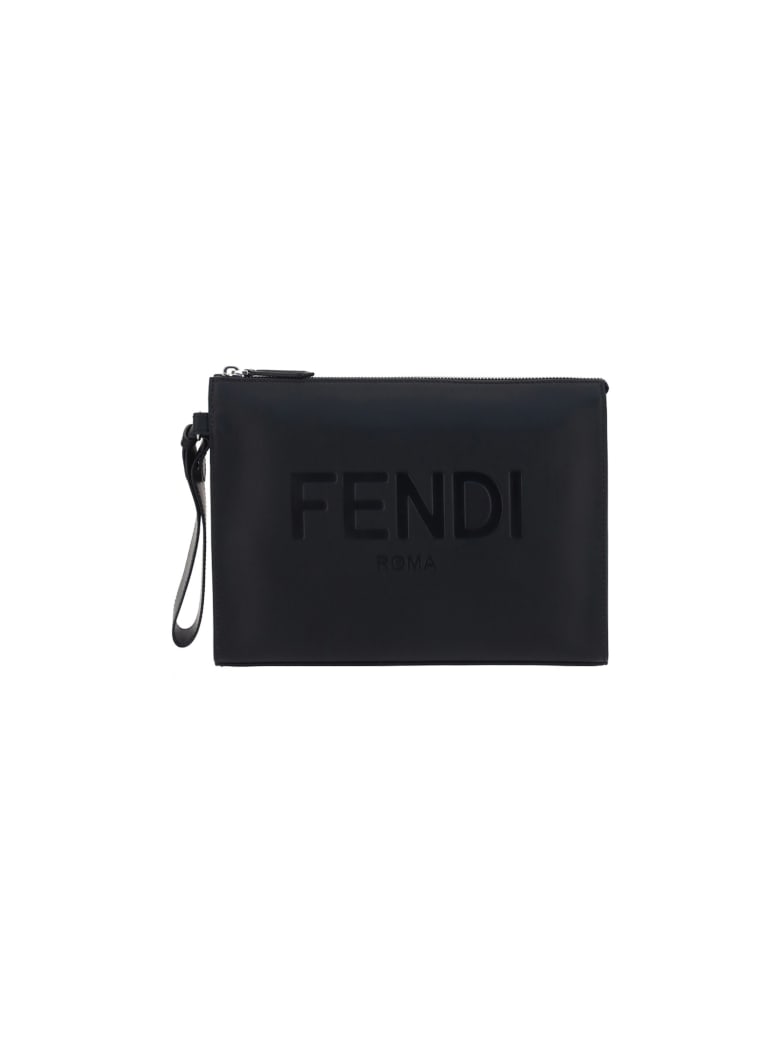 Fendi Pouch - Nero+palladio