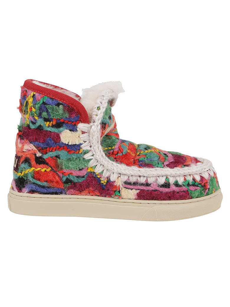 Mou Eskimo Sneaker Wool Ethnic - Menmul Ethnic Wool Multicolor