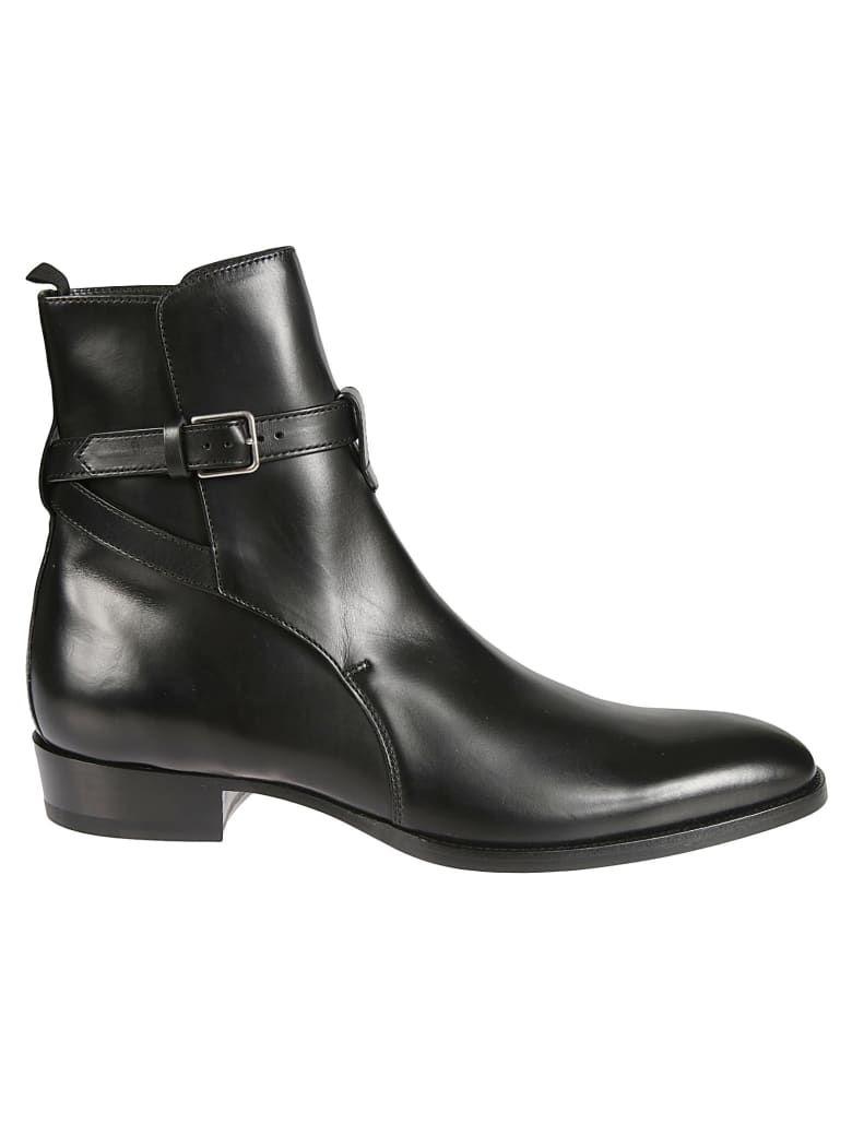 Saint Laurent Wyatt 30 Boots - Black