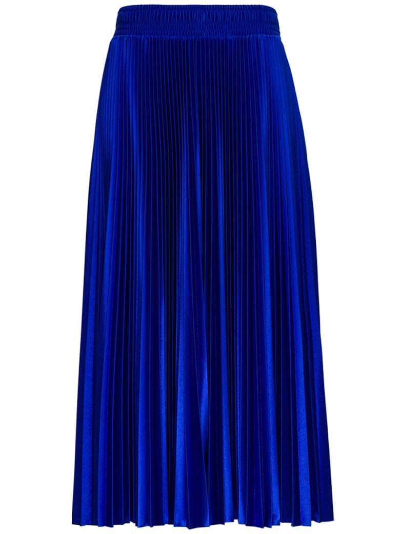 Balenciaga Blue Pleated Tracksuit Skirt - Blu