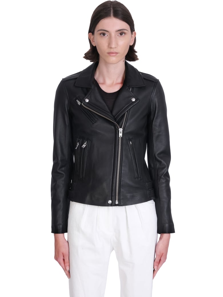 iro silver leather jacket