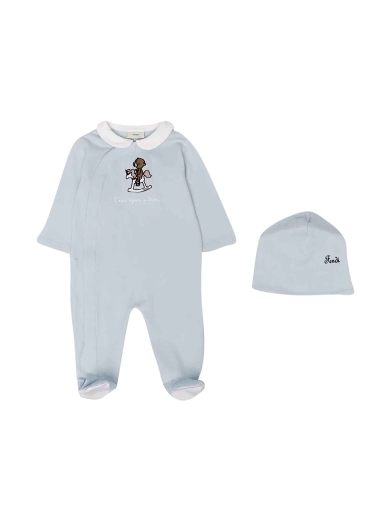 Fendi Pajamas With Print - Azzurro