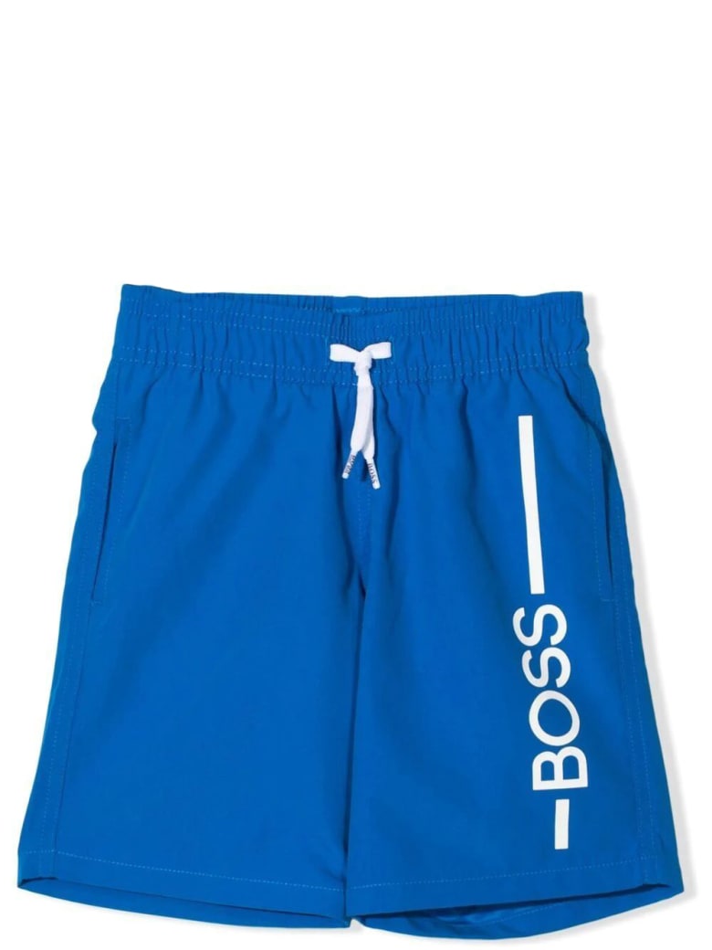 Hugo Boss Swimsuit With Print - Blue