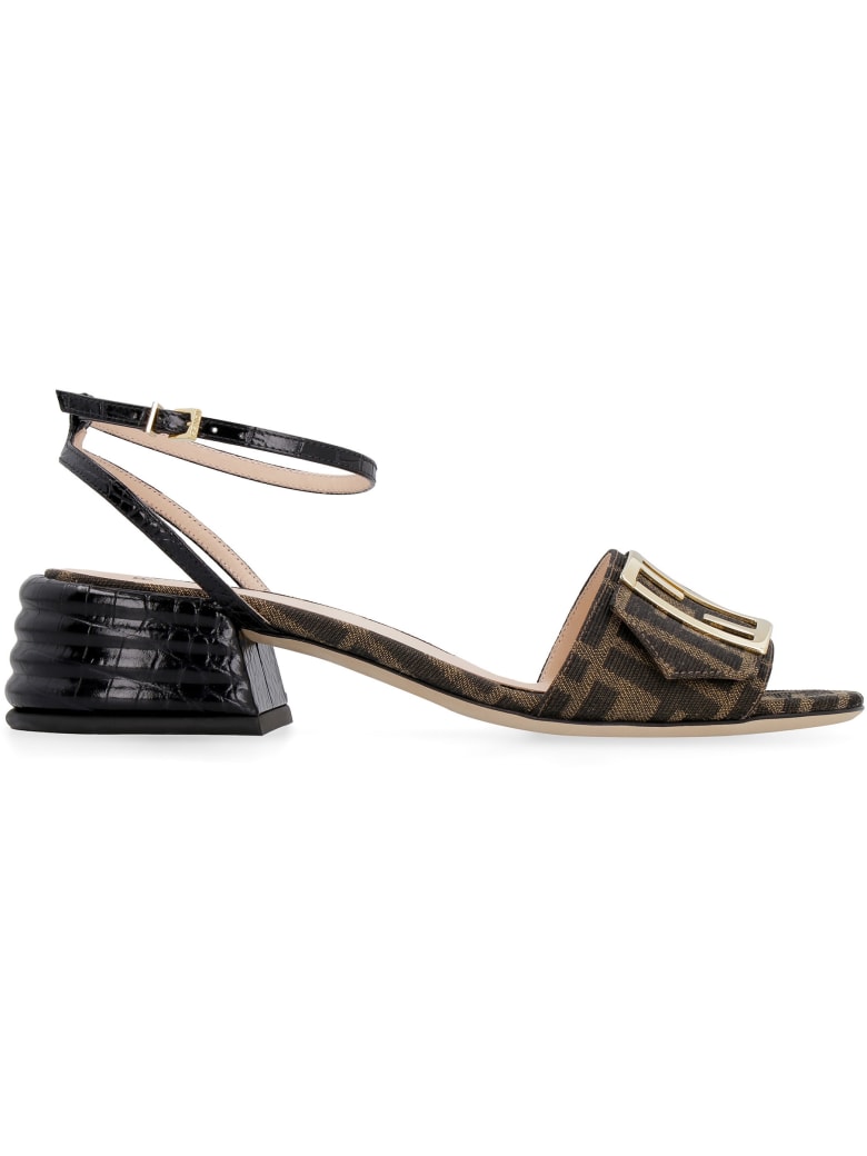 fendi multicolor sandals
