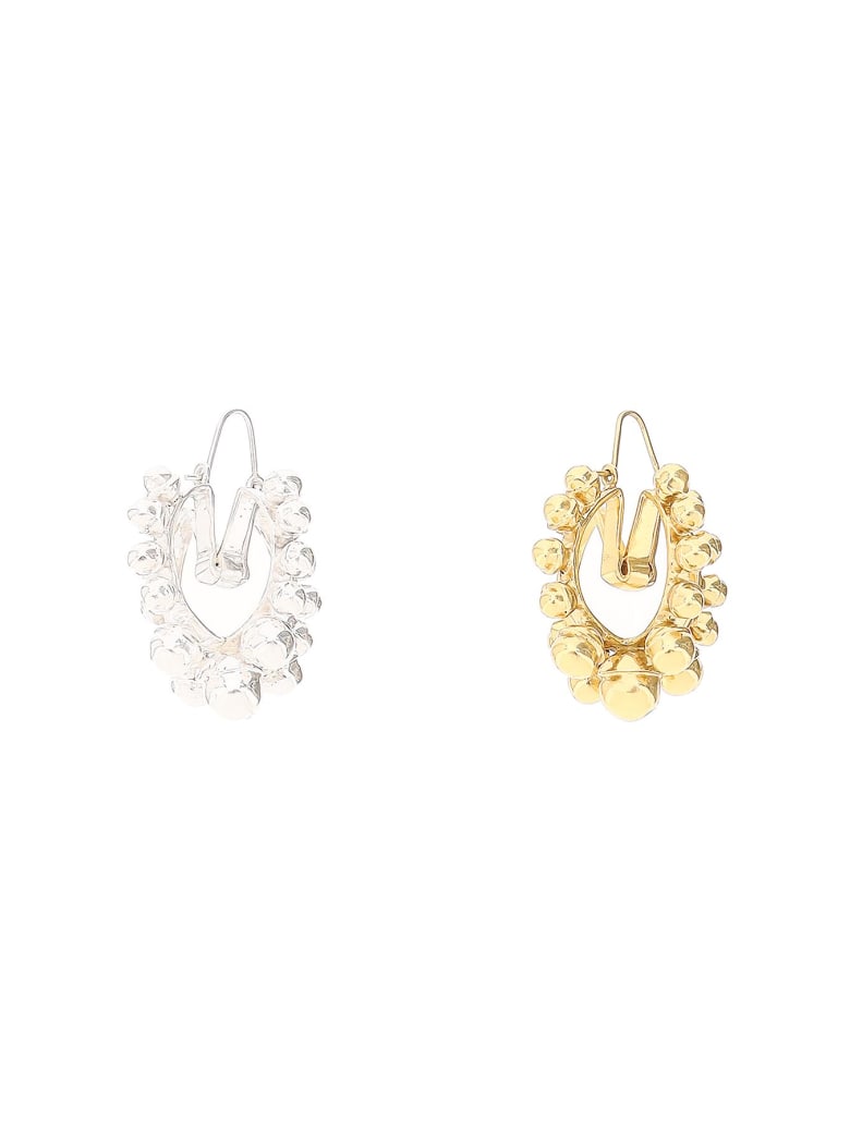 Patou Mismatching Earrings - GOLD SILVER (Gold)