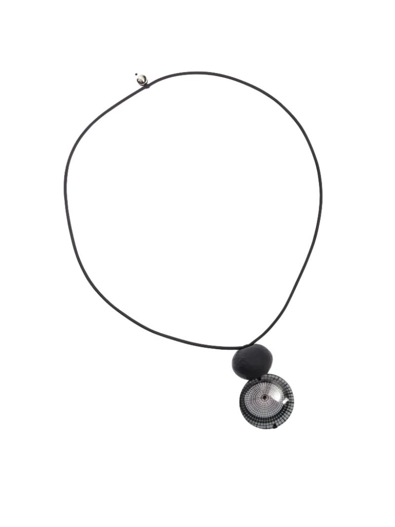 Maria Calderara - Necklace - Black