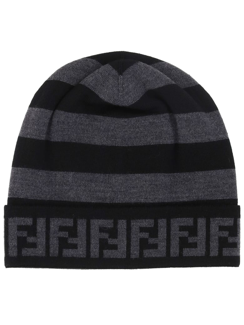 Fendi Hat - Grigio nero bianco