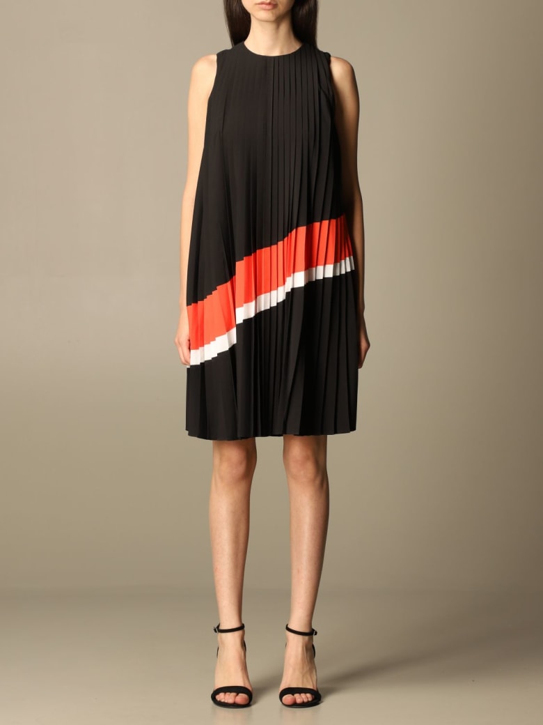 Armani Collezioni Armani Exchange Dress Armani Exchange Pleated Short Dress - Black