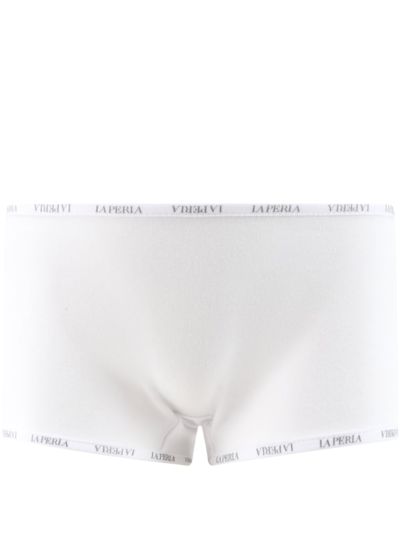 La Perla White Knickers For Girl - White