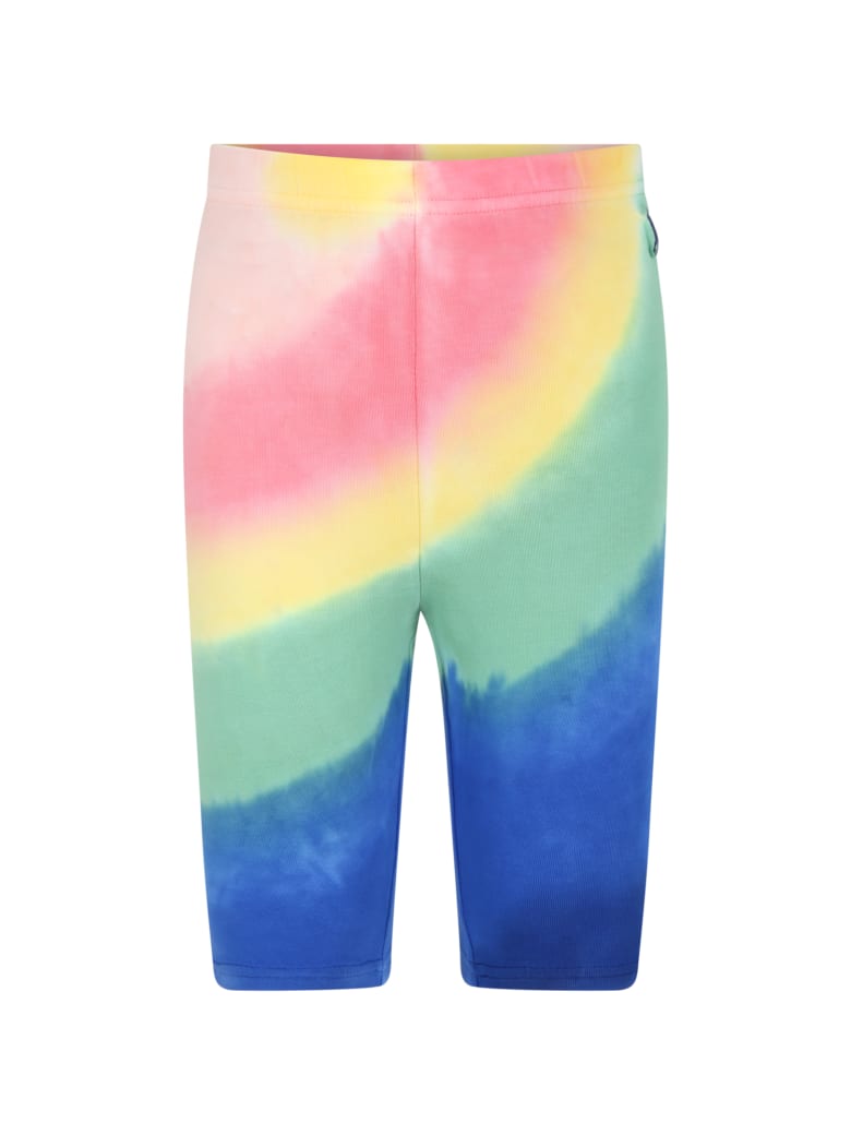 Ralph Lauren Multicolor Biker Short For Girl - Multicolor