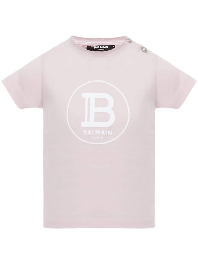 Balmain Paris Kids T-shirt - Pink