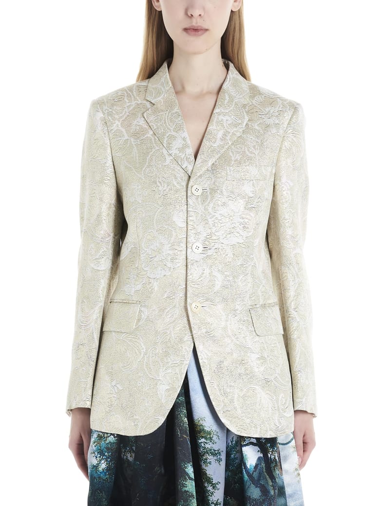 flower pattern blazer