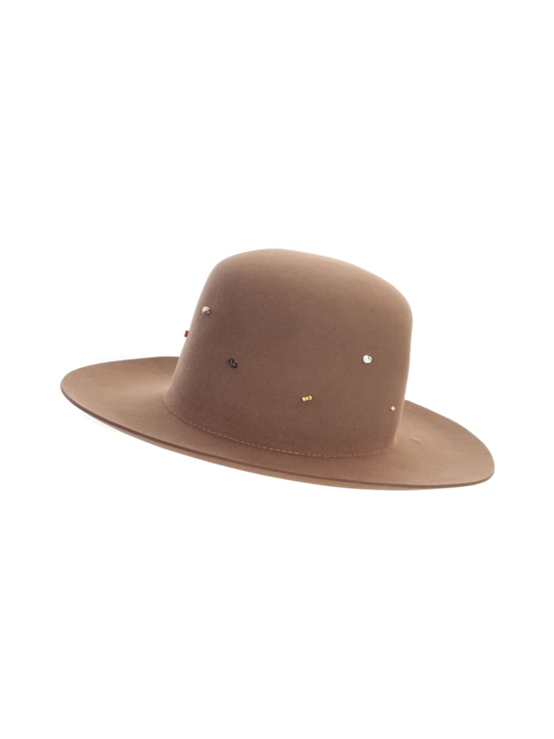 Super Duper Hats Round Crown Large Raw Brim - Pony
