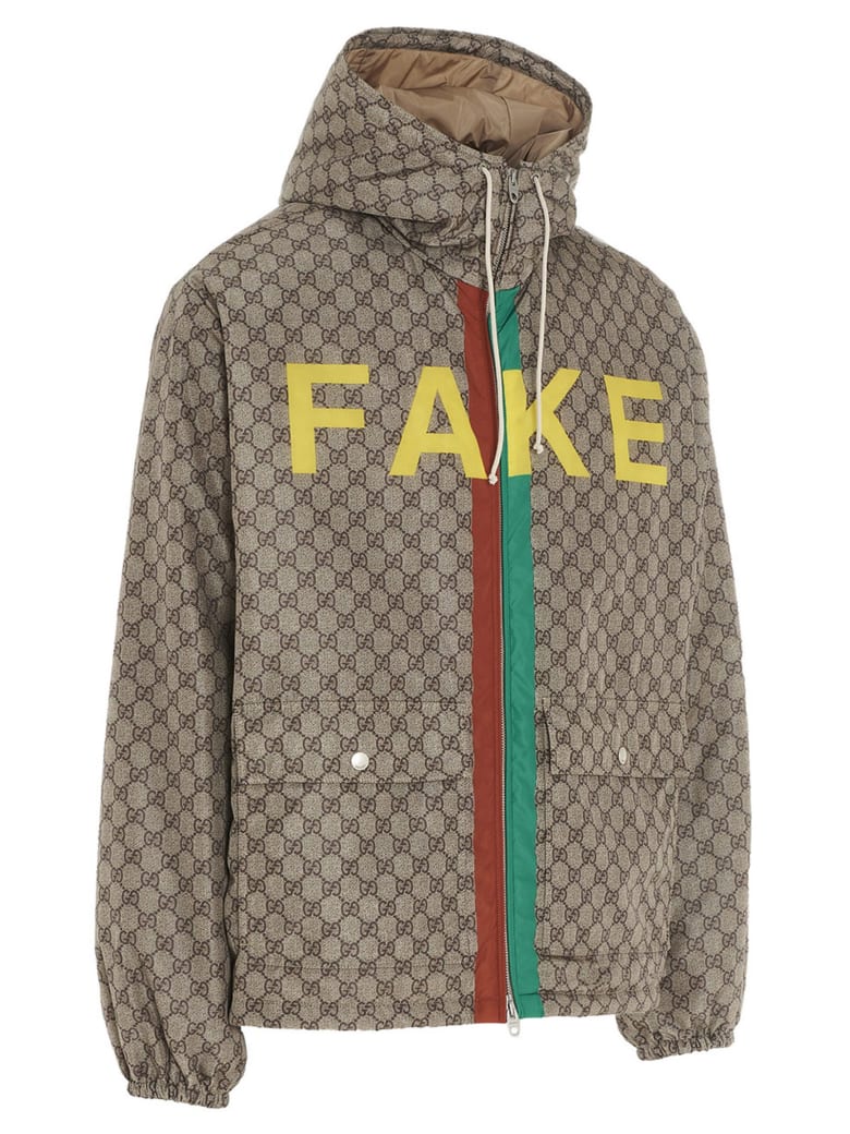 Gucci 'fake Not' Down Jacket | italist, ALWAYS LIKE A SALE