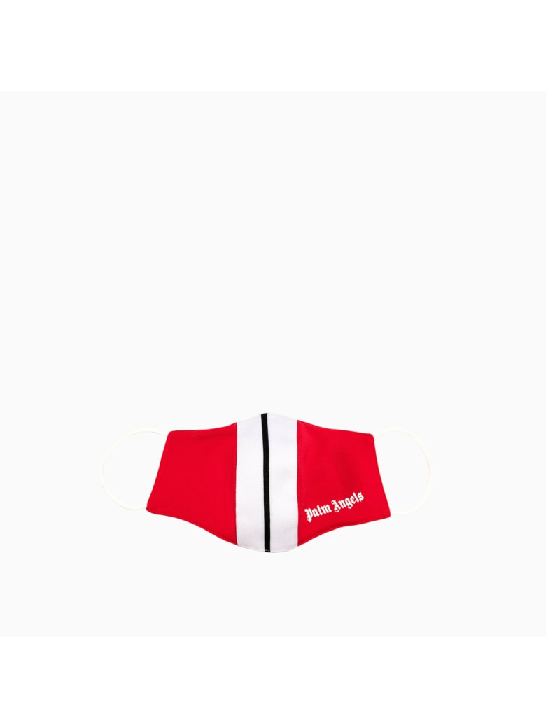 Palm Angels Face Mask Pmrg004r21fab001 - Red White