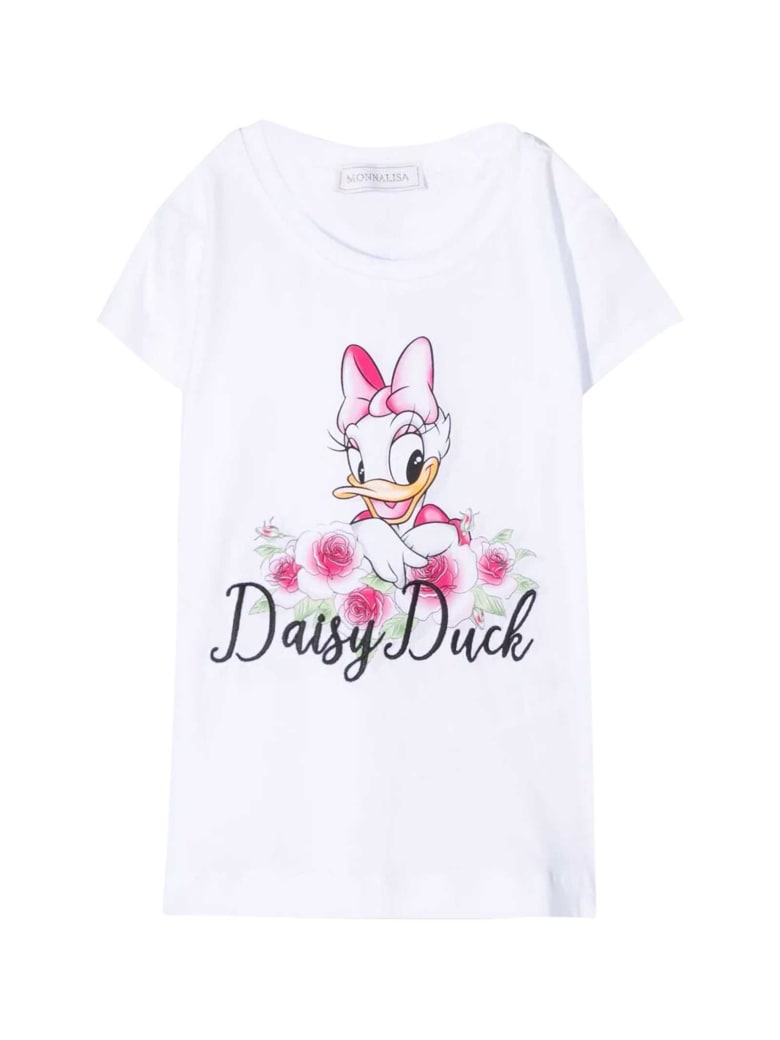 Monnalisa White T-shirt - Bianco