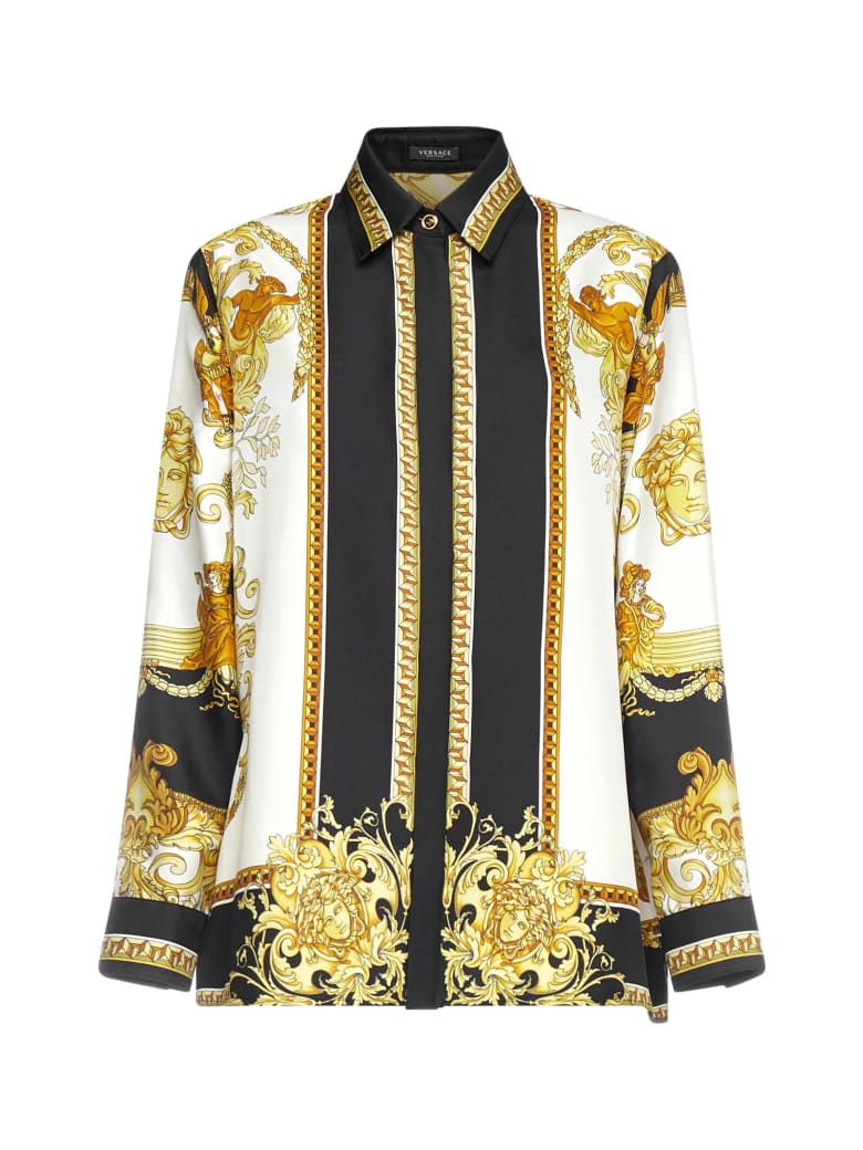 Versace Shirt - Nero oro bianco