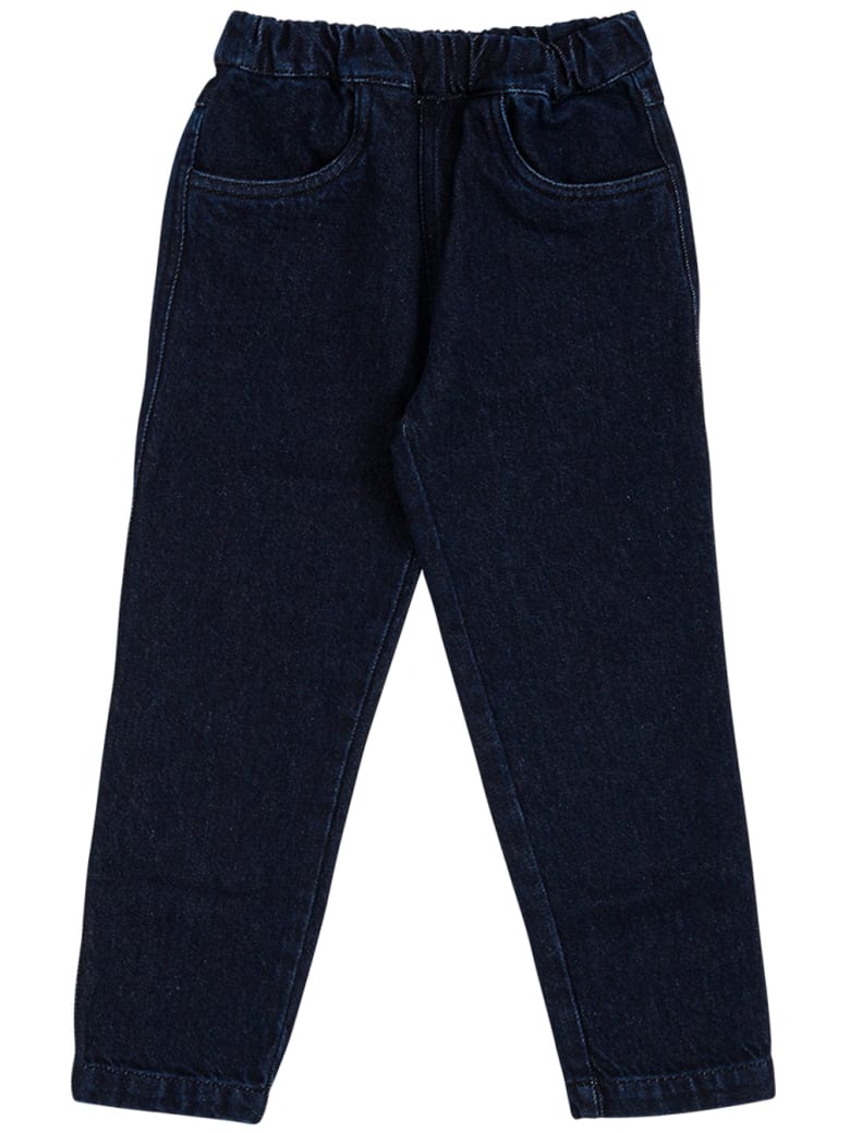 Philosophy di Lorenzo Serafini Kids Blue Stretch Denim Jeans - Black