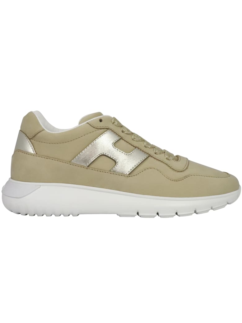 Hogan Interactive3 Sneaker - BEIGE / GOLD