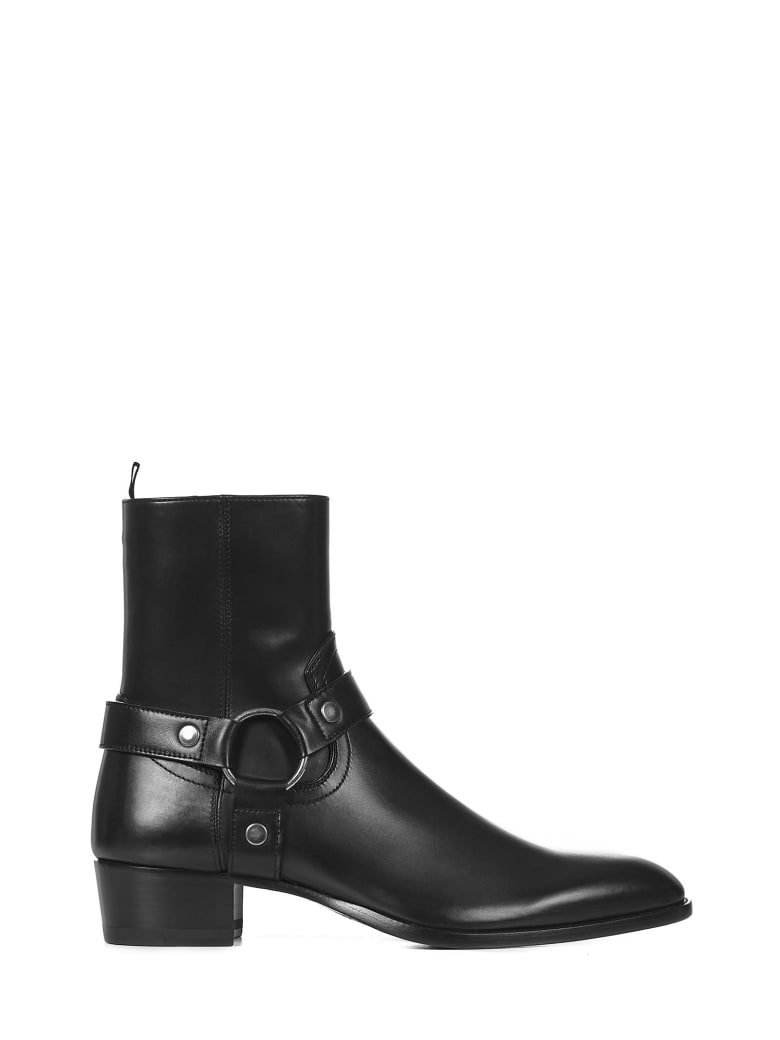Saint Laurent Wyatt Boots - Black