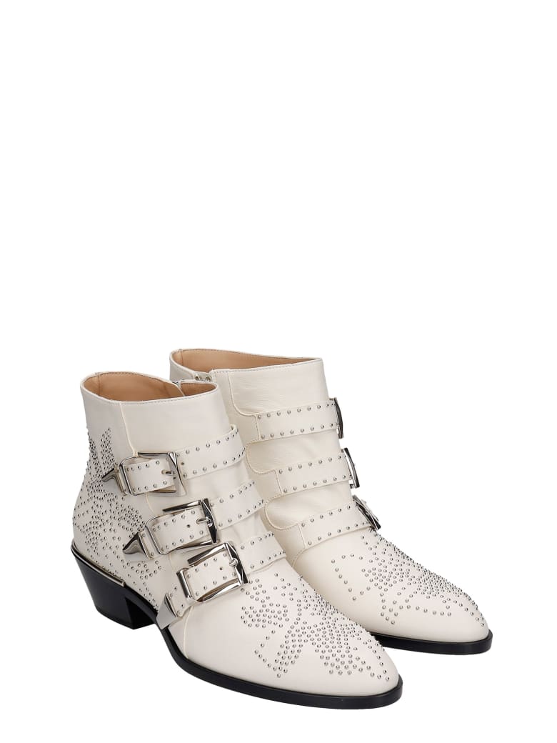 chloe susanna boots silver
