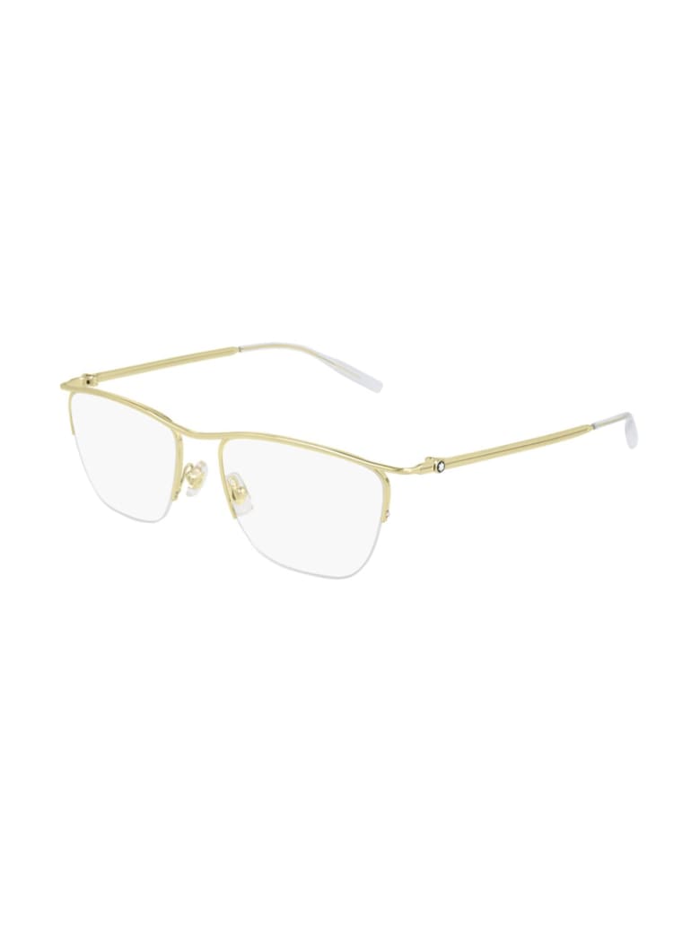 Montblanc MB0170O Eyewear - Gold Gold Transparent