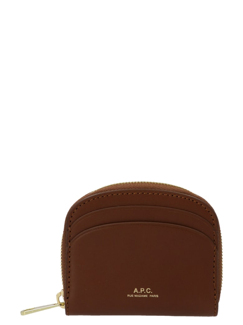 A.P.C. 'demi Lune' Wallet - Brown