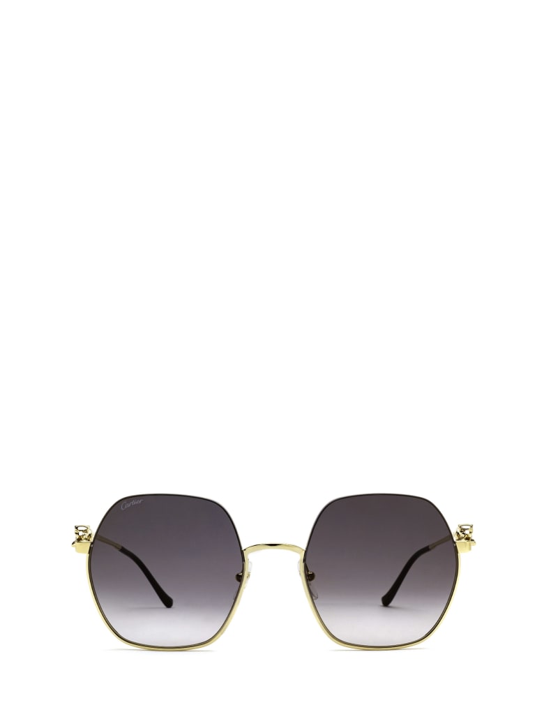 Cartier Eyewear Cartier Ct0267s Gold Sunglasses - Gold