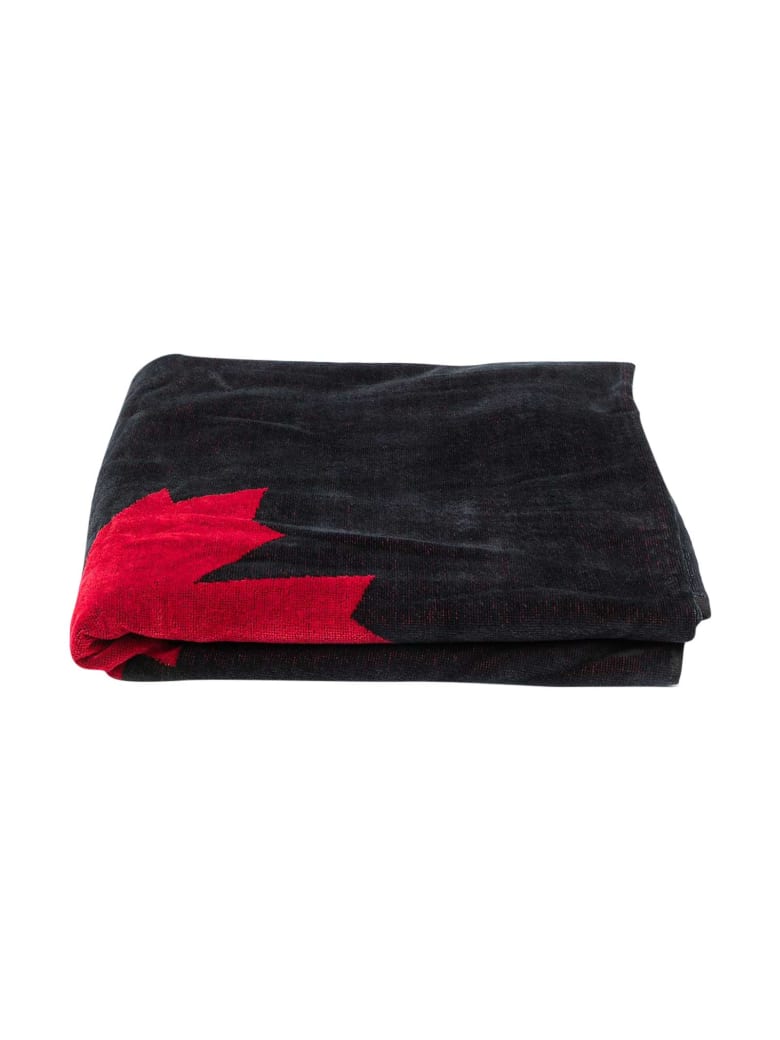Dsquared2 Black Beach Towel - Nero
