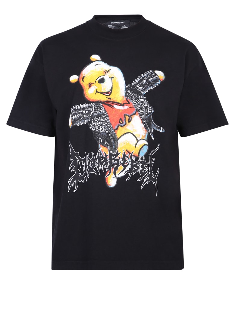 Dom Rebel Printed T-shirt - Black
