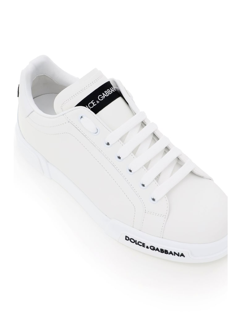 Dolce \u0026 Gabbana Portofino Light Leather Sneakers | italist