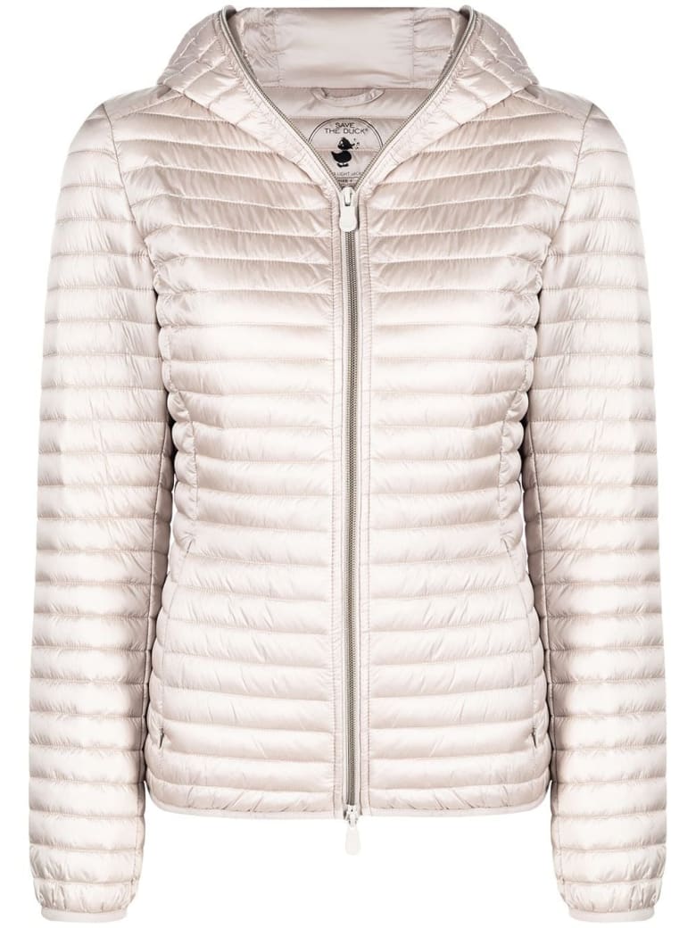 Save the Duck Alexis Down Jacket In Beige Nylon