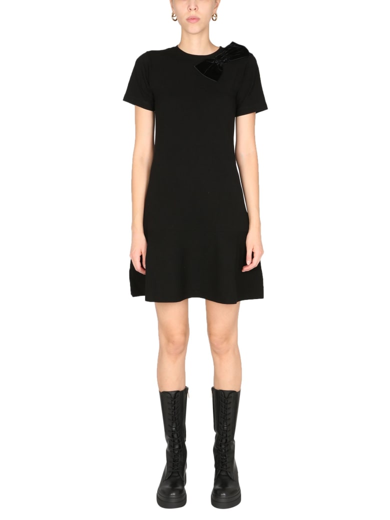 red valentino black dress