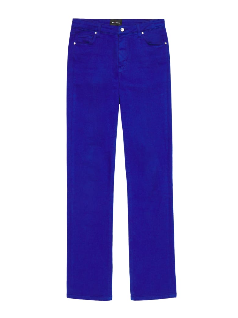 Kiton Jns Trousers Cotton - BLUETTE